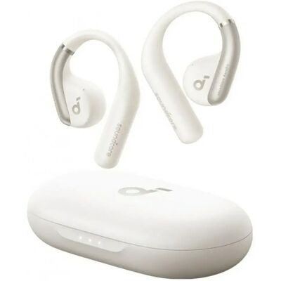 Casque AeroFit sans fil Anker avec crochet d'oreille Appels/Musique/Sport/Quotidien Blanc - Publicité Casque AeroFit sans fil Anker avec crochet d'oreille Appels/Musique/Sport/Quotidien Blanc - Publicité