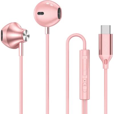 Bolaris - Jupiter - Rosa - USB-C - Écouteurs - Publicité Bolaris - Jupiter - Rosa - USB-C - Écouteurs - Publicité