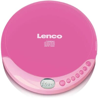 Lenco lecteur CD portable - Rose - Publicité Lenco lecteur CD portable - Rose - Publicité