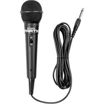 Bigben Micro karaoke filaire - Jack 6,3 mm - Publicité Bigben Micro karaoke filaire - Jack 6,3 mm - Publicité
