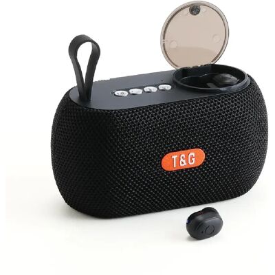 Yonis Enceinte Bluetooth 2-en-1 - Noir - Publicité Yonis Enceinte Bluetooth 2-en-1 - Noir - Publicité