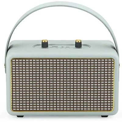 Yonis Enceinte Bluetooth Effet Cuir - Gris - Publicité Yonis Enceinte Bluetooth Effet Cuir - Gris - Publicité