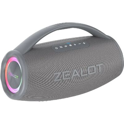 Yonis Enceinte waterproof RGB gris - Publicité Yonis Enceinte waterproof RGB gris - Publicité