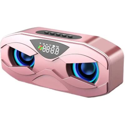 Yonis Enceinte Bluetooth 6D Surround - Rose - Publicité Yonis Enceinte Bluetooth 6D Surround - Rose - Publicité