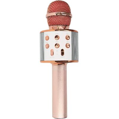 Avizar Micro karaoké Bluetooth - Rose - Publicité Avizar Micro karaoké Bluetooth - Rose - Publicité