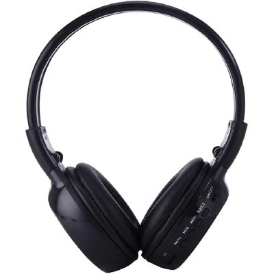 Casque Audio Sans Fil Stéréo Écran LCD Lecteur Voyant Lumineux Radio Fm Noir - Yonis - Publicité Casque Audio Sans Fil Stéréo Écran LCD Lecteur Voyant Lumineux Radio Fm Noir - Yonis - Publicité