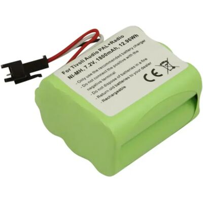 Avizar Batterie pour Radio Tivoli Audio PAL+ NiMH 7.2V 1800mAh 13Wh Référence MA-4 Vert - Publicité Avizar Batterie pour Radio Tivoli Audio PAL+ NiMH 7.2V 1800mAh 13Wh Référence MA-4 Vert - Publicité