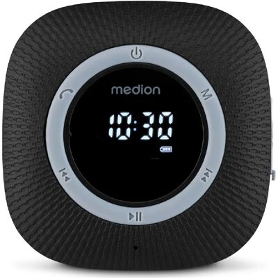 Radio de Douche - MEDION - FM - Bluetooth - IPX6 - Ventouse de fixation - Noir - Publicité Radio de Douche - MEDION - FM - Bluetooth - IPX6 - Ventouse de fixation - Noir - Publicité