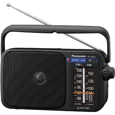 Panasonic RF-2400D - Noir - Publicité Panasonic RF-2400D - Noir - Publicité