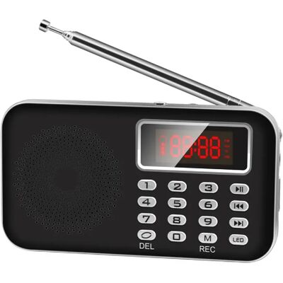 Yonis Radio portable FM/AM avec lecteur MP3 - Noir - Publicité Yonis Radio portable FM/AM avec lecteur MP3 - Noir - Publicité