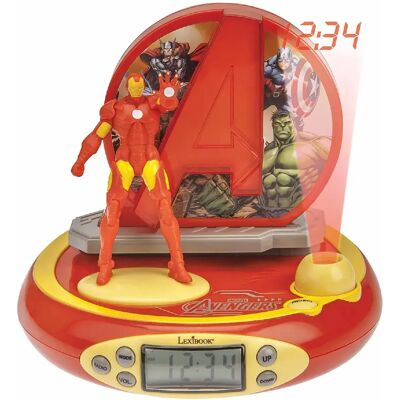Lexibook radio-réveil enfant Avengers - Rouge - Publicité Lexibook radio-réveil enfant Avengers - Rouge - Publicité