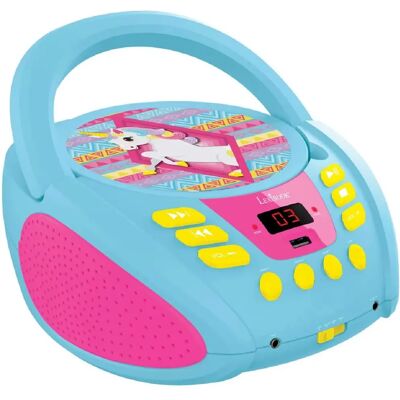 Lexibook radio CD enfant licorne - Publicité Lexibook radio CD enfant licorne - Publicité