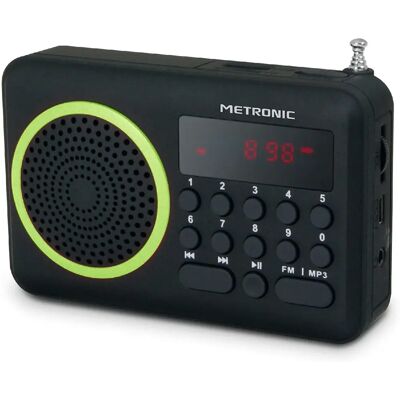 Metronic FM Compact - Noir - Publicité Metronic FM Compact - Noir - Publicité