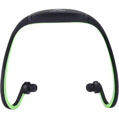 Casque Sport Étanche Sans Fil Avec Radio FM Et Carte SD Pour Smartphone - Vert - Yonis - Publicité Casque Sport Étanche Sans Fil Avec Radio FM Et Carte SD Pour Smartphone - Vert - Yonis - Publicité