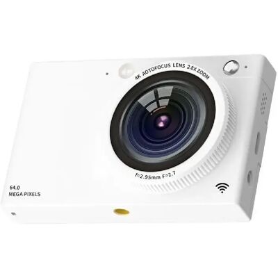 Yonis Caméscope Numérique 64MP WiFi Blanc 4K - Publicité Yonis Caméscope Numérique 64MP WiFi Blanc 4K - Publicité