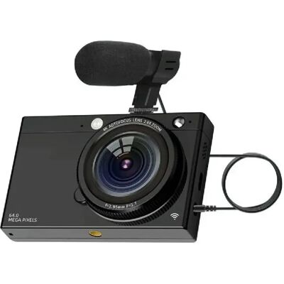 Yonis Caméscope Numérique 4K 64MP WiFi Noir - Publicité Yonis Caméscope Numérique 4K 64MP WiFi Noir - Publicité