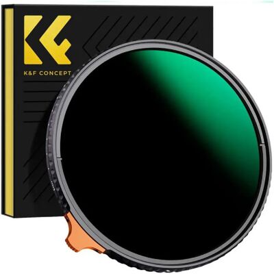 K&F Concept K&F Filtre Nano X series VND ND3-1000 58mm - Publicité K&F Concept K&F Filtre Nano X series VND ND3-1000 58mm - Publicité