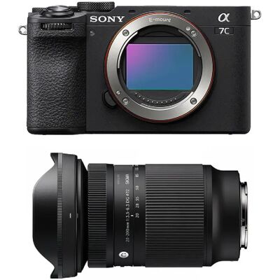 Sony Alpha 7C II Noir + Objectif SIGMA 20-200mm f/3.5-6.3 Contemporary - Publicité Sony Alpha 7C II Noir + Objectif SIGMA 20-200mm f/3.5-6.3 Contemporary - Publicité