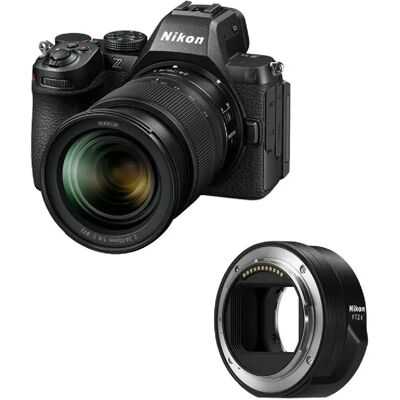 Nikon Z5 II + Z 24-70mm f/4 S + Adaptateur FTZ II - Publicité Nikon Z5 II + Z 24-70mm f/4 S + Adaptateur FTZ II - Publicité