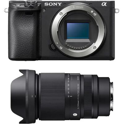 Sony ALPHA 6400 NOIR + SIGMA 16-300mm f/3.5-6.7 DC OS Contemporary - Publicité Sony ALPHA 6400 NOIR + SIGMA 16-300mm f/3.5-6.7 DC OS Contemporary - Publicité