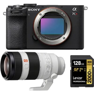 Sony Alpha a7CR Noir + FE 100-400mm + Lexar 128GB - Publicité Sony Alpha a7CR Noir + FE 100-400mm + Lexar 128GB - Publicité