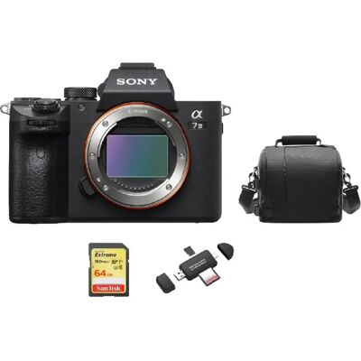 Sony A7 III Body + 64GB SD card - Publicité Sony A7 III Body + 64GB SD card - Publicité