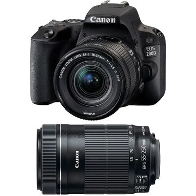 Canon EOS 200D - Appareil photo reflex numérique compact et polyvalent - Publicité Canon EOS 200D - Appareil photo reflex numérique compact et polyvalent - Publicité