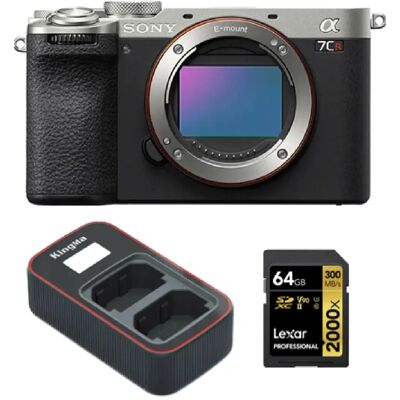 Sony Alpha a7CR Silver + Lexar 64GB SDXC - Publicité Sony Alpha a7CR Silver + Lexar 64GB SDXC - Publicité