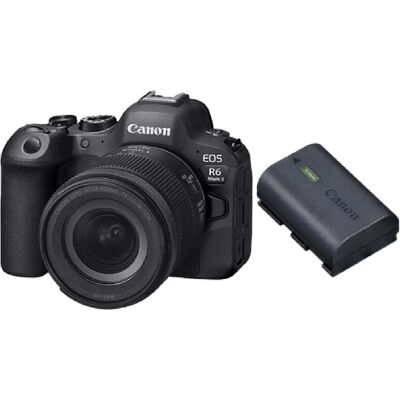 Canon R6 II + RF 24-105mm + Batterie - Publicité Canon R6 II + RF 24-105mm + Batterie - Publicité