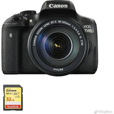 Canon EOS 750D - Appareil photo numérique avec objectif EF-S 18-135mm - Publicité Canon EOS 750D - Appareil photo numérique avec objectif EF-S 18-135mm - Publicité