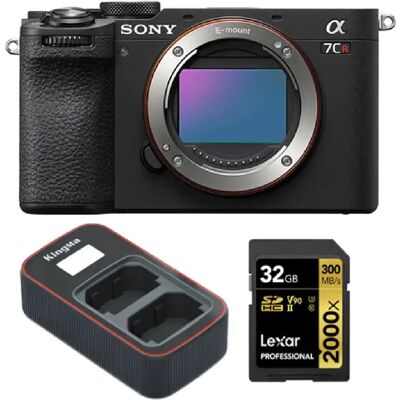 Sony Alpha a7CR Black + Lexar 32GB SDXC - Publicité Sony Alpha a7CR Black + Lexar 32GB SDXC - Publicité