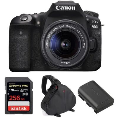 Canon EOS 90D Kit EF-S 18-55mm F3.5-5.6 IS STM - Publicité Canon EOS 90D Kit EF-S 18-55mm F3.5-5.6 IS STM - Publicité