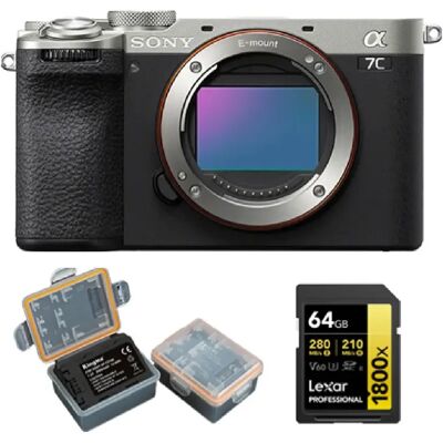 Sony A7C II + 64GB Lexar - Publicité Sony A7C II + 64GB Lexar - Publicité