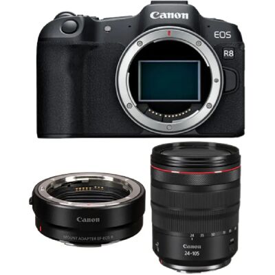 Canon EOS R8 + 24-105mm - Publicité Canon EOS R8 + 24-105mm - Publicité