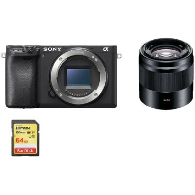 Sony A6400 Body Black + SEL 50mm F1.8 - Publicité Sony A6400 Body Black + SEL 50mm F1.8 - Publicité