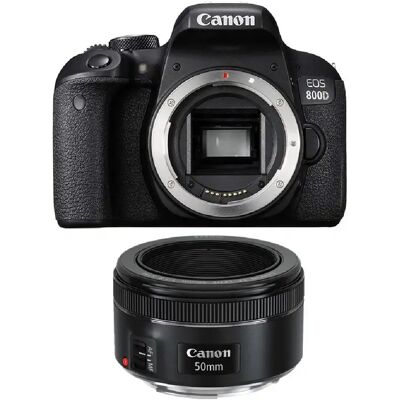 Canon EOS 800D - Appareil photo numérique - 24,2 MP - EF 50mm F1.8 STM - Publicité Canon EOS 800D - Appareil photo numérique - 24,2 MP - EF 50mm F1.8 STM - Publicité