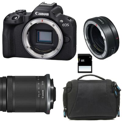 Canon EOS R50 - Appareil Photo Compact, 24.2MP, Vidéo 4K, Écran Orientable - Publicité Canon EOS R50 - Appareil Photo Compact, 24.2MP, Vidéo 4K, Écran Orientable - Publicité