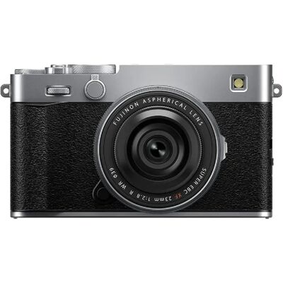 Fujifilm X-E5 Silver + XF 23mm f/2.8 R WR - Publicité Fujifilm X-E5 Silver + XF 23mm f/2.8 R WR - Publicité
