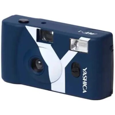 Yashica MF-1 - Bleu foncé - Publicité Yashica MF-1 - Bleu foncé - Publicité