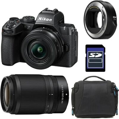 Nikon Z50 II + Z 16-50 + Z 50-250 + Sac + Carte SD 8 Go + Adaptateur FTZ II - Publicité Nikon Z50 II + Z 16-50 + Z 50-250 + Sac + Carte SD 8 Go + Adaptateur FTZ II - Publicité