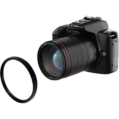 Yonis Appareil Photo Numérique 64MP Vision Nocturne WiFi 4K Zoom Anti-Tremblement - Noir - Publicité Yonis Appareil Photo Numérique 64MP Vision Nocturne WiFi 4K Zoom Anti-Tremblement - Noir - Publicité