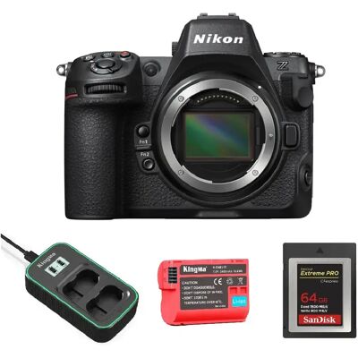 Nikon Z8 + Kingma Charger + SanDisk 64GB CFexpress - Publicité Nikon Z8 + Kingma Charger + SanDisk 64GB CFexpress - Publicité