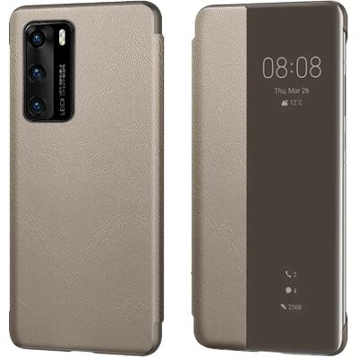 Folio Smart View Huawei Khaki - Coque pour Mobile - Publicité Folio Smart View Huawei Khaki - Coque pour Mobile - Publicité