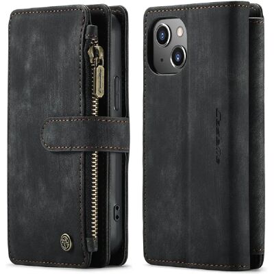 Caseme Portefeuille avec support pour Apple iPhone 13 mini - Noir - Publicité Caseme Portefeuille avec support pour Apple iPhone 13 mini - Noir - Publicité
