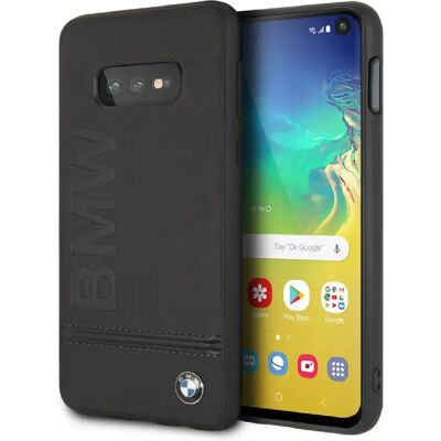 Coque Samsung Galaxy S10e BMW Signature - Noir - Publicité Coque Samsung Galaxy S10e BMW Signature - Noir - Publicité