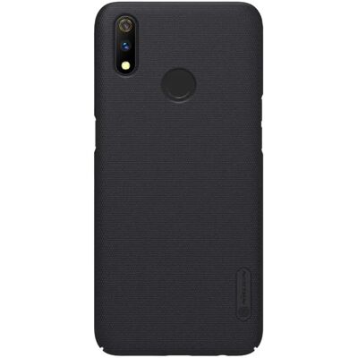 Nillkin Coque pour Realme 3 Pro Série Super Frosted Shield Compatible Chargement Qi Noir - Publicité Nillkin Coque pour Realme 3 Pro Série Super Frosted Shield Compatible Chargement Qi Noir - Publicité