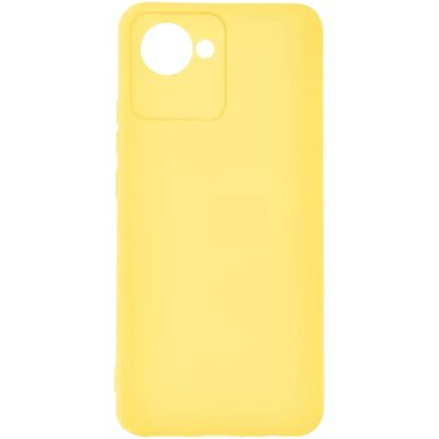 Avizar Coque Realme C30 Silicone Semi-rigide Finition Soft-touch jaune - Publicité Avizar Coque Realme C30 Silicone Semi-rigide Finition Soft-touch jaune - Publicité