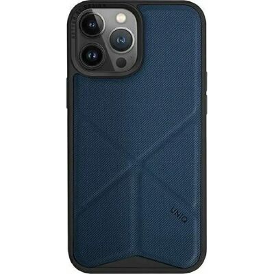 Uniq Coque hybride Magclick Charging iPhone 14 Pro Max - Bleu - Publicité Uniq Coque hybride Magclick Charging iPhone 14 Pro Max - Bleu - Publicité