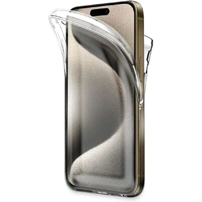 Visiodirect Coque 360° Apple iPhone 15 Pro Max - Transparent - Publicité Visiodirect Coque 360° Apple iPhone 15 Pro Max - Transparent - Publicité
