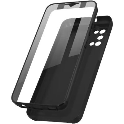 Coque 360° Avizar Galaxy A02s - Noir - Publicité Coque 360° Avizar Galaxy A02s - Noir - Publicité